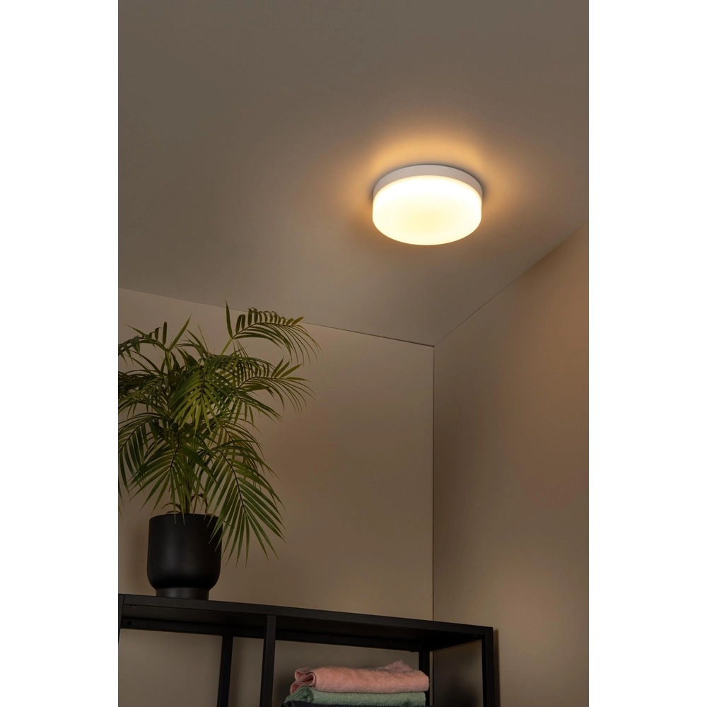 Éclairage de plafond Biskit Ø 23cm - IP44 blanc Lucide 5411212792143
