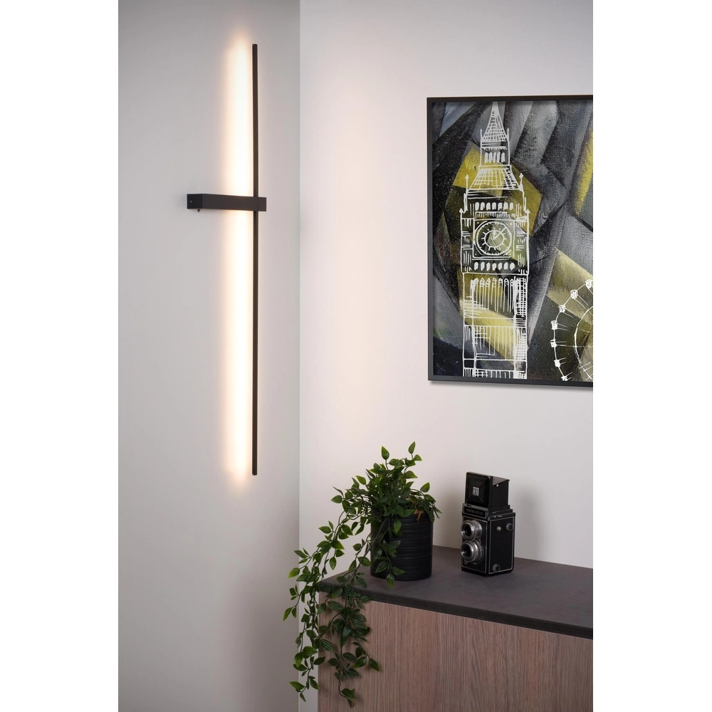 Lampe murale élégante Segin Noir 90cm Lucide 5411212126917