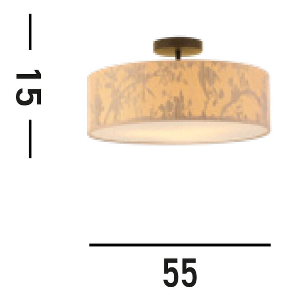 Plafonnier Country Isla Ø 55cm Searchlight 5053423273365