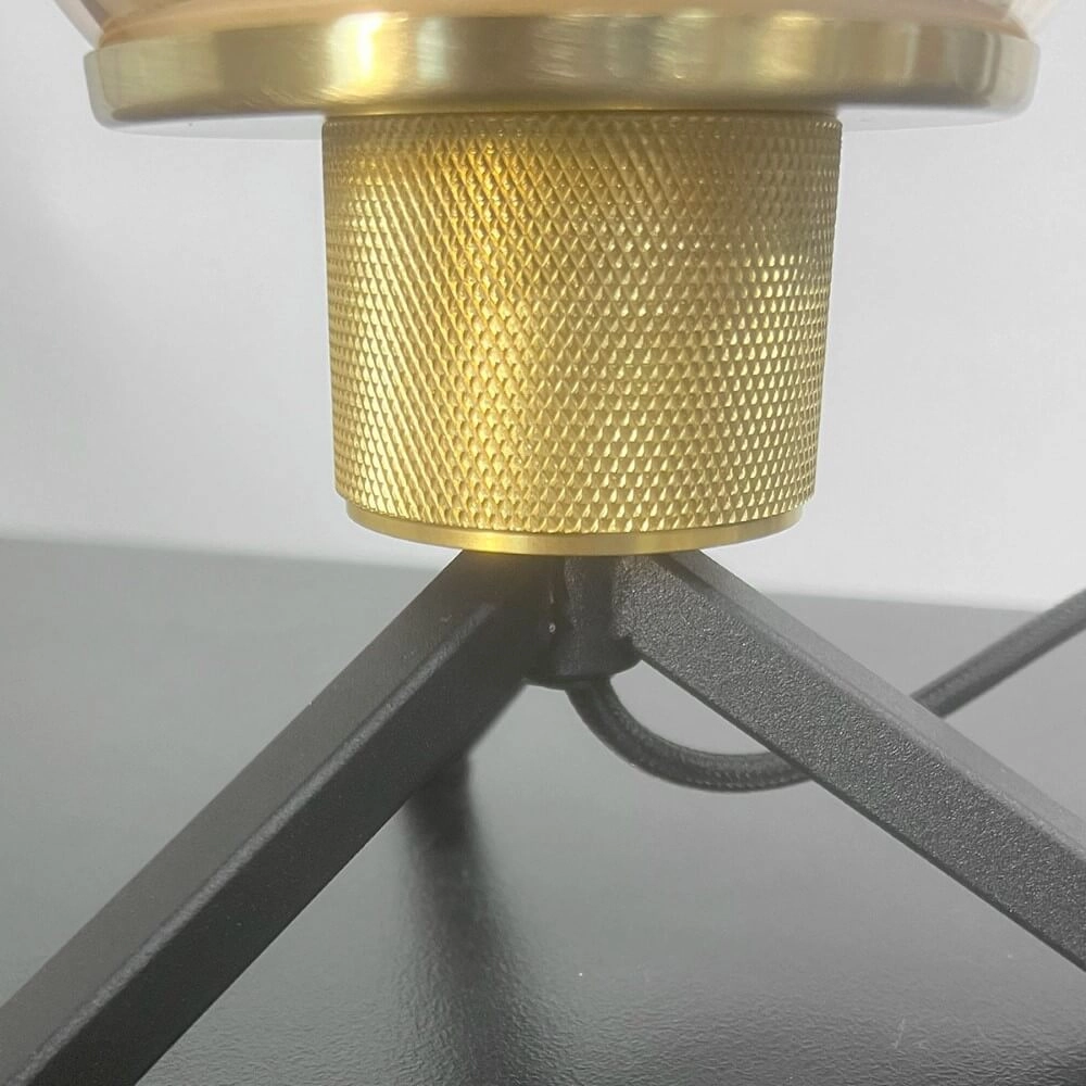 Lampe de table Reflexion Ø 15cm - avec verre ambré Steinhauer 8712746171013