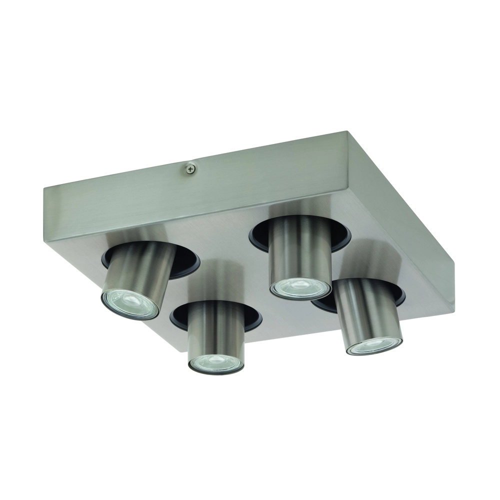 Lumière carrée au plafond Robledo 1 Noir