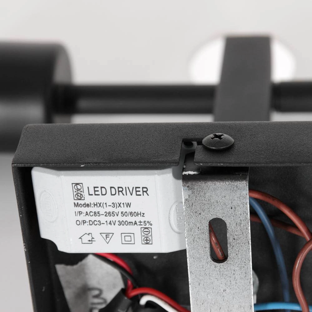 Applique murale Stang noir avec bambou Steinhauer 8712746172003