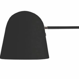 Lampe de lecture élégante Sensa noir avec du bois Artdelight 8719831733262
