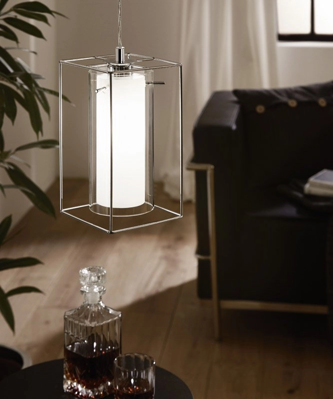 Lampe à suspension Loncino chrome Eglo 9002759943776