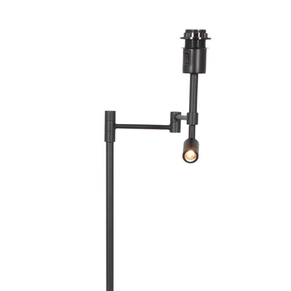 Lampe de table rurale Stanger avec du velours doré Steinhauer 8712746152463