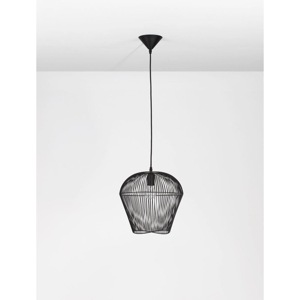 Suspension Bohème Bredo Ø 31,5 cm noir Lyora 5212017438911