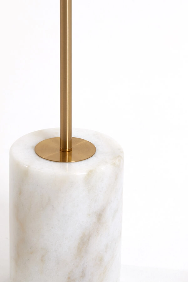 Lampadaire unique Medina blanc avec or Light & Living 8717807650889