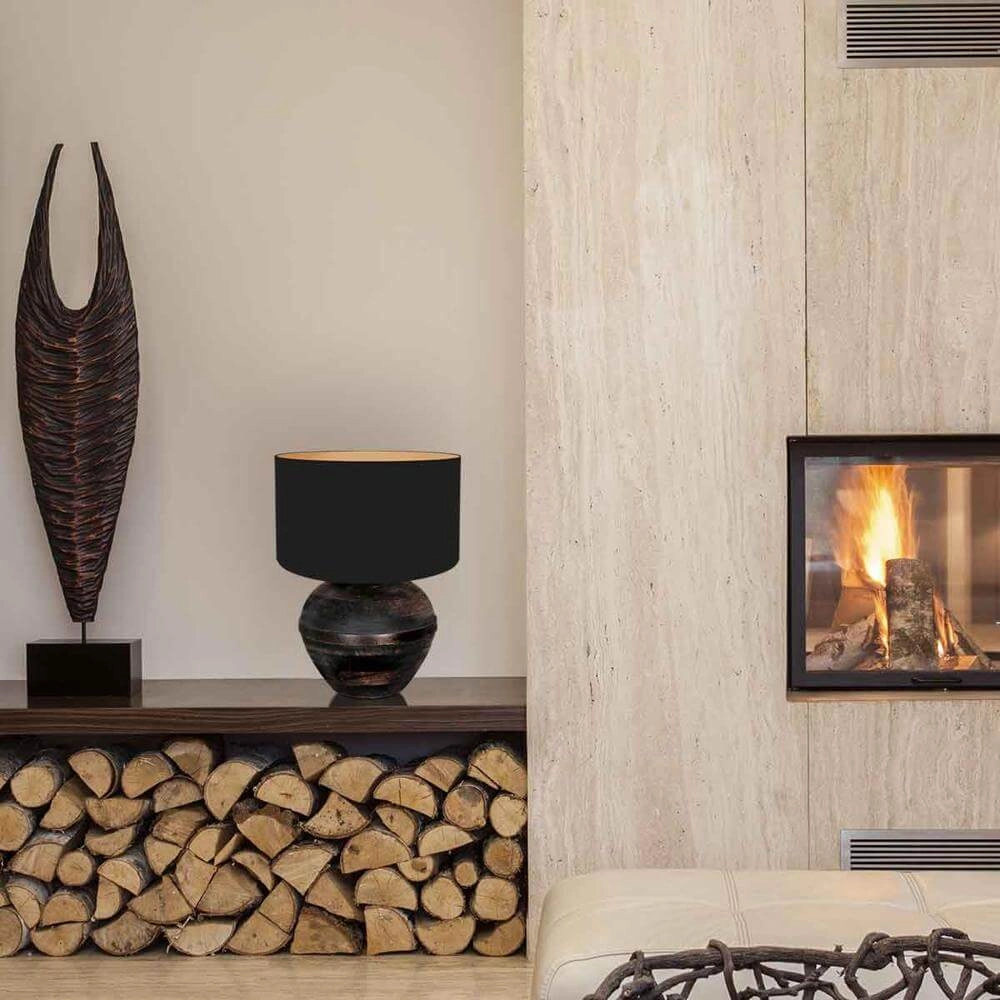 Lampe de table Lyons noir Steinhauer 8712746175288