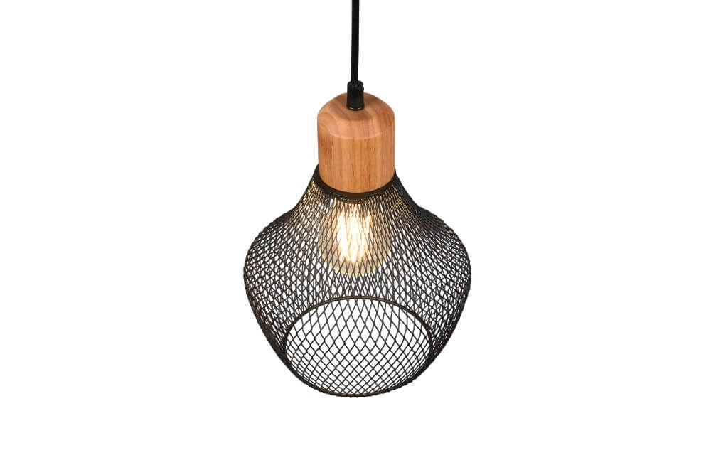 Lampe à fil noir Valeria Ø 18 cm Trio 4017807541182
