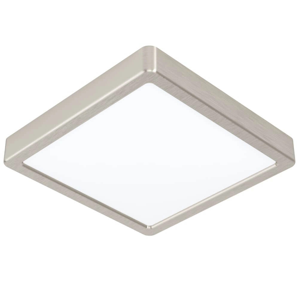 Plafonnier Zigbee Fueva-Z 21x21cm en acier inoxydable