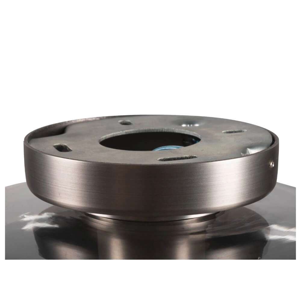 Plafonnier en verre Pantilo Rope 27 Ø 27cm - or avec ambre SLV 4024163280914