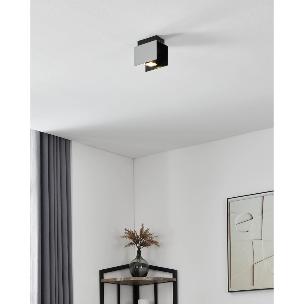 Lampe de plafond Viserba Seulement blanc et noir Eglo 9002759973940