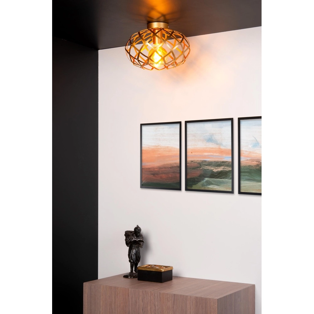 Lampe de plafond Wolfram Or Lucide 5411212211293