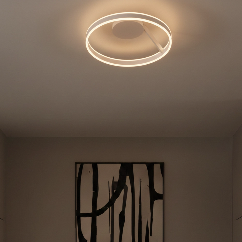 Plafonnier Bianco blanc Ø 60cm