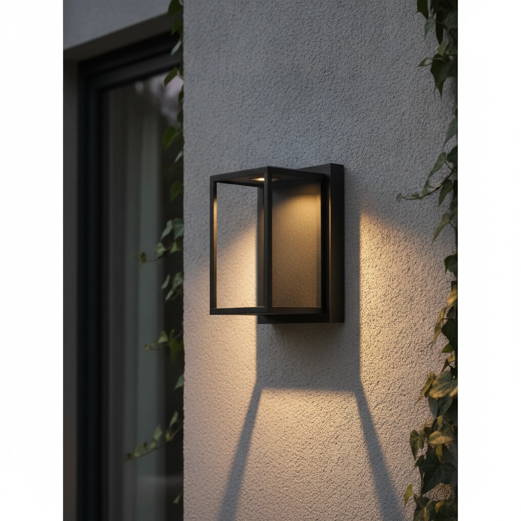 Applique murale noire Prive 25cm