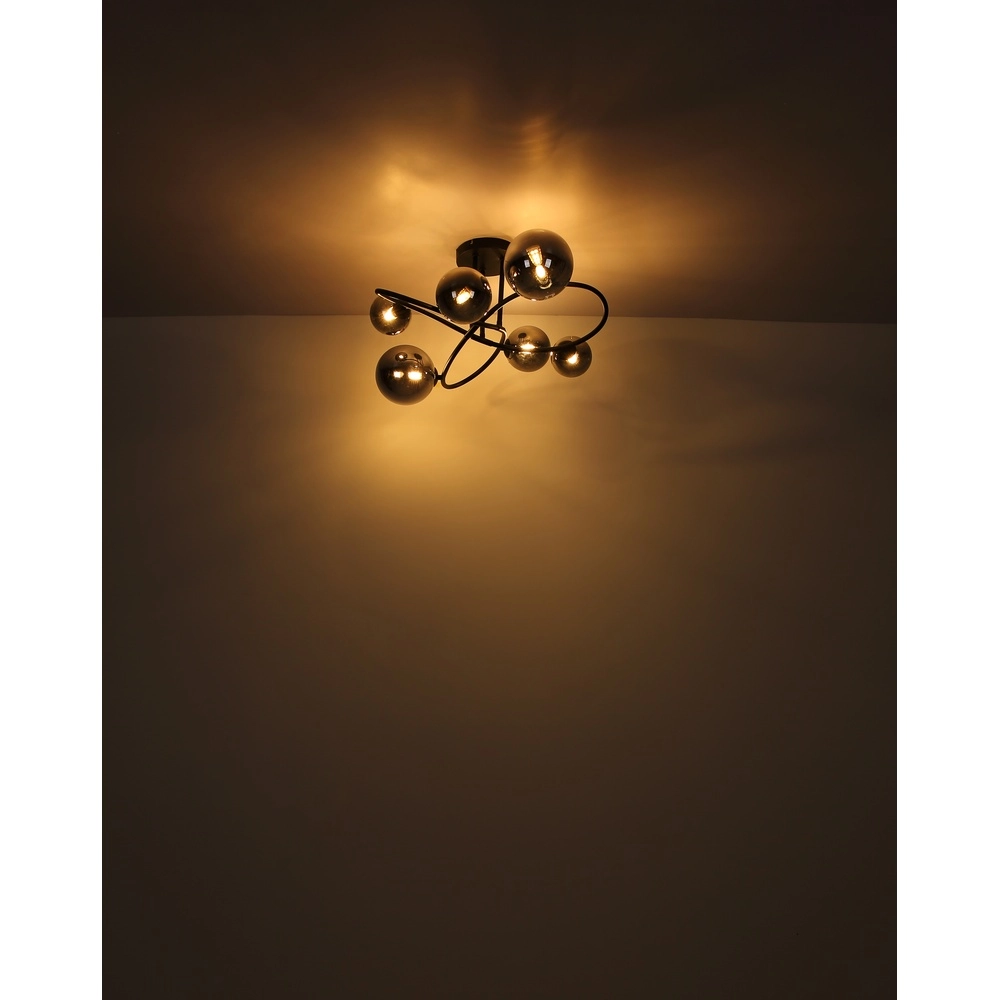 Lampe de plafond noire Riha Conception Globo 9007371448807