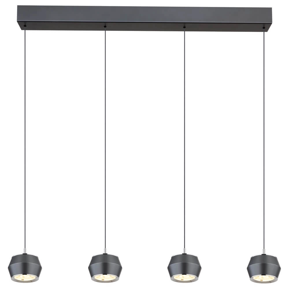 Suspension ronde Marthy gris Ø 10cm Globo 9007371452118