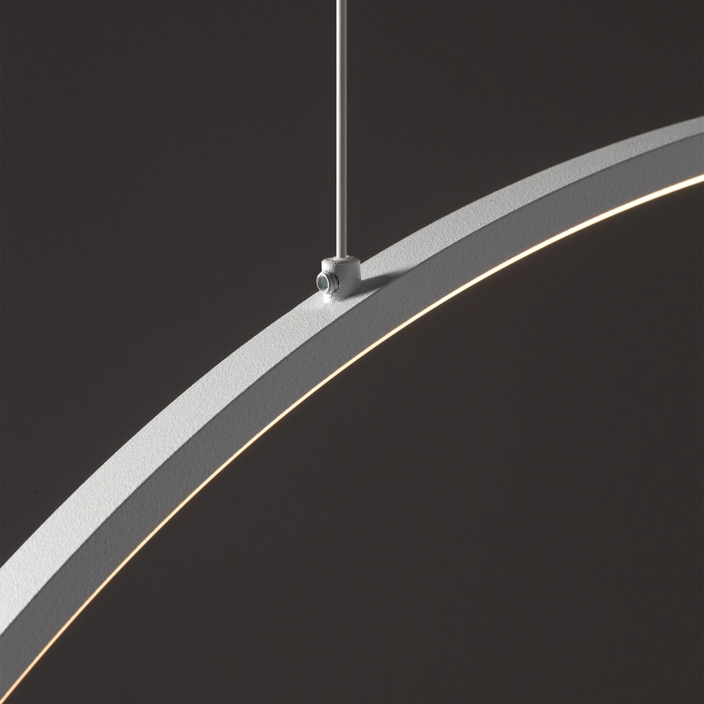 Lampe pendante de conception Circolo Led blanc Ø 60 cm vertical Lyora 5903139116053