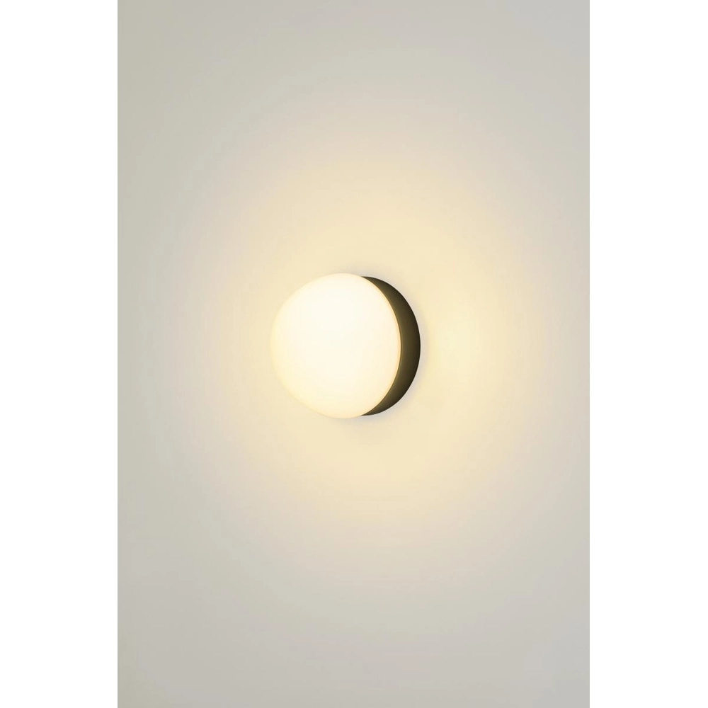 Applique murale Cyft noir avec blanc IP65 SLV 4024163303842
