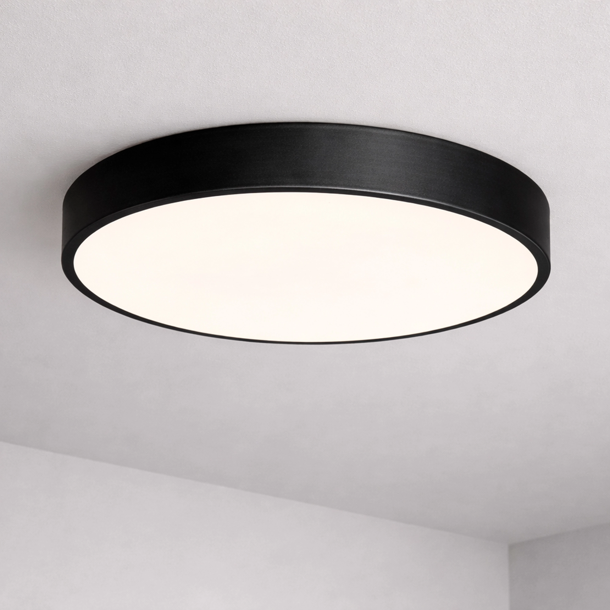 Éclairage de plafond Grace Ø 50 cm noir