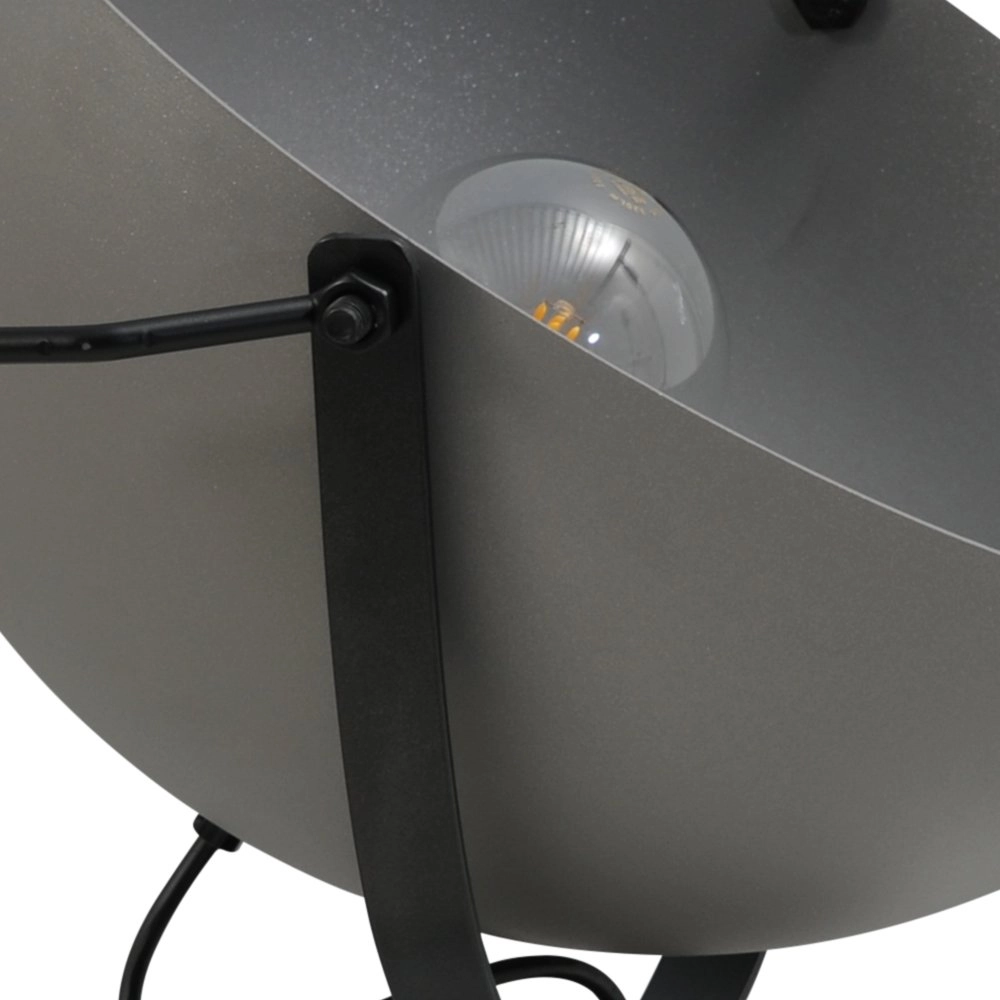 Lampadaire Larino 40 noir avec gris béton Masterlight 8718121236728