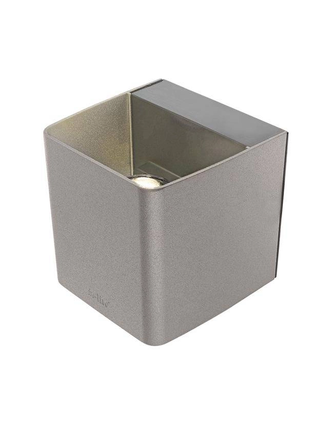 Plaquette vers le haut - vers le bas Ace Up - Down 230 volt 2x3,5w - 3000K - 10cm argent rose In-lite 8717051003578