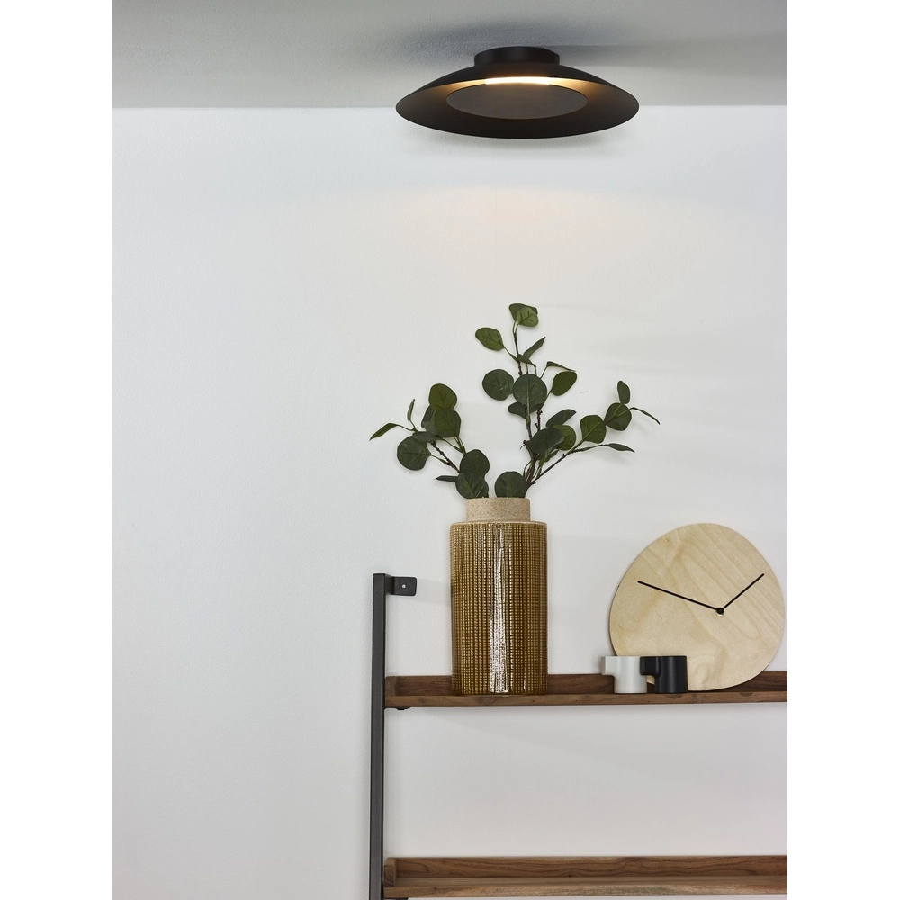 Lampe de plafond Foskal Ø 34,5 cm de noir Lucide 5411212791504