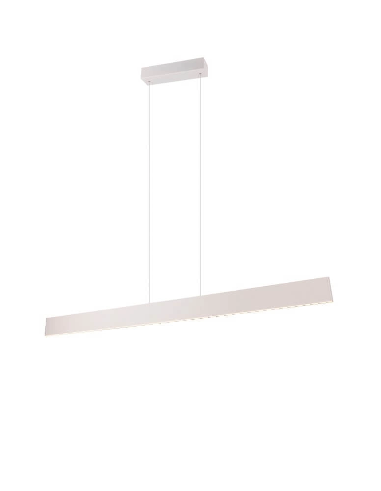 Lampe suspendue de bureau LED Galway 150 cm - blanc