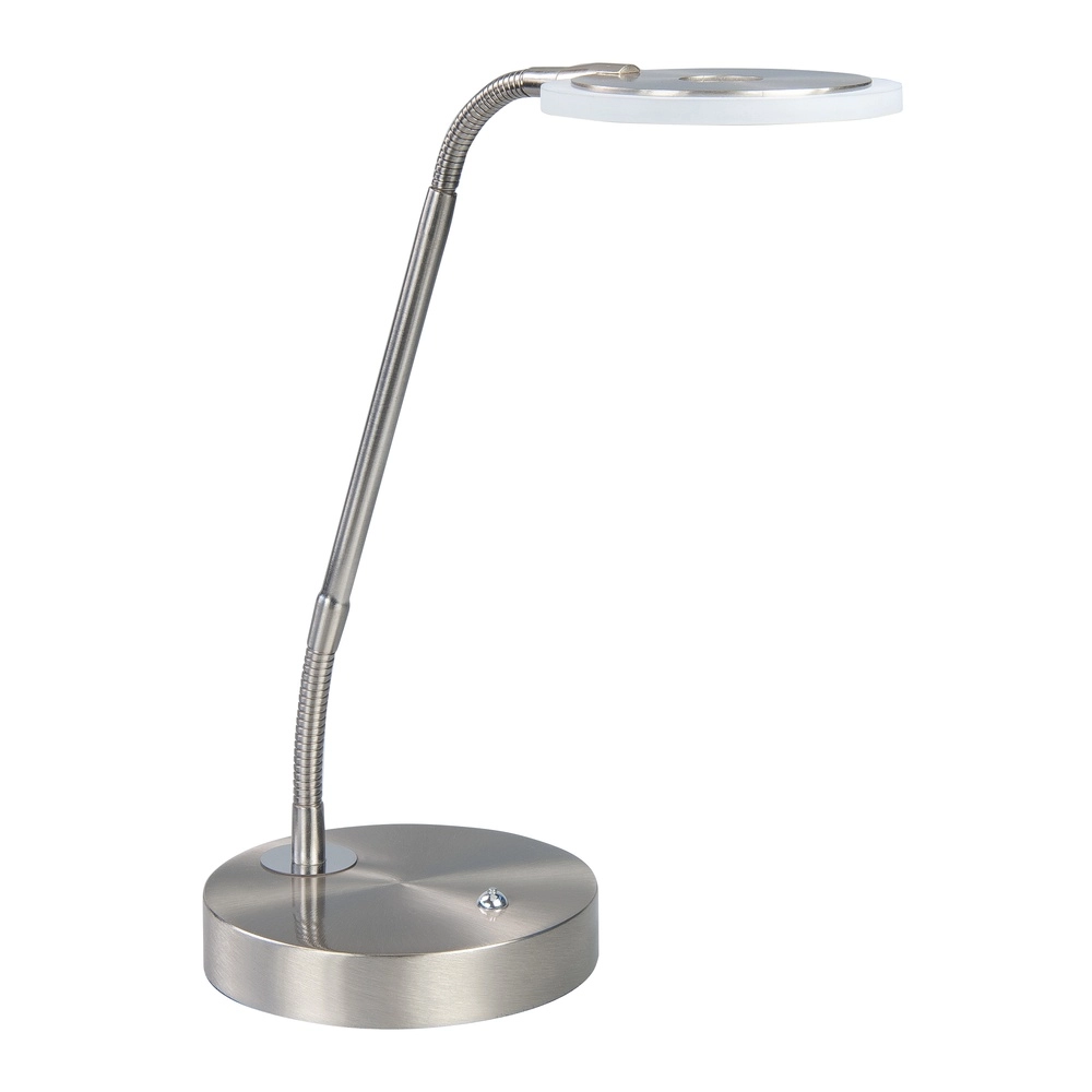 Lampe de table design Rodeo nickel Ø 16cm Lampe de table design Rodeo nickel Ø 16cm