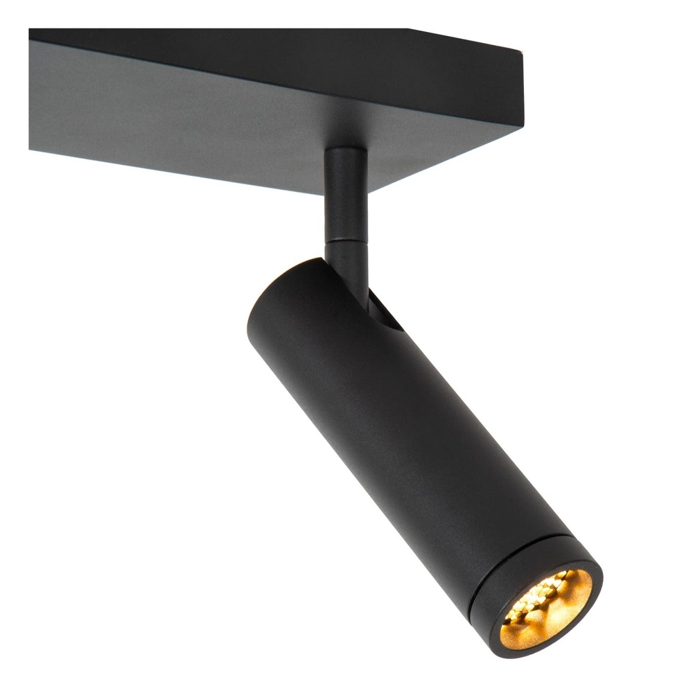 Lampe de plafond élégante Grado 2-noir clair Lucide 5411212221674