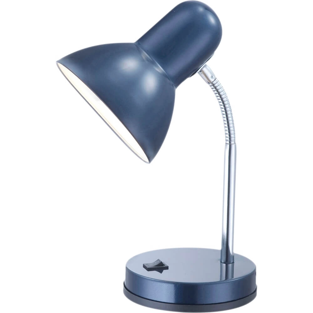 Lampe de bureau Basic bleu foncé