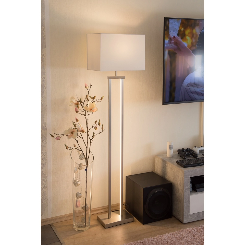 Lampe de pied Sydney nickel Globo 9007371516421