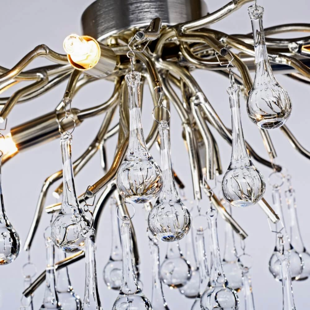 Lustre Icicle métal 60cm Paul Neuhaus 4012248352076