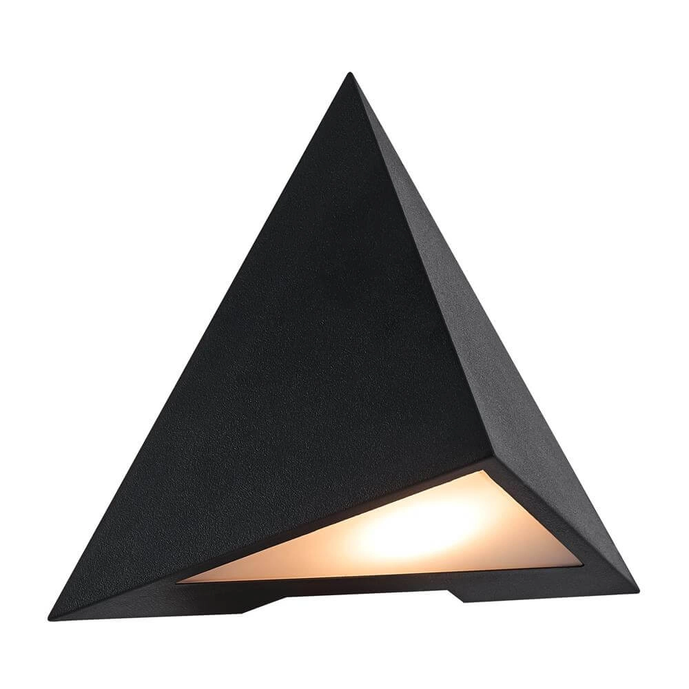 Applique murale triangulaire Konit noir