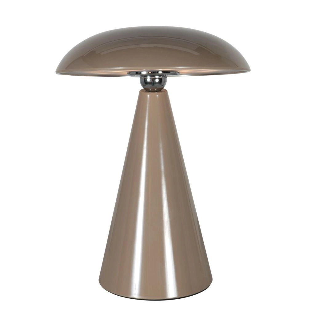 Lampe de table rechargeable Mush Brown