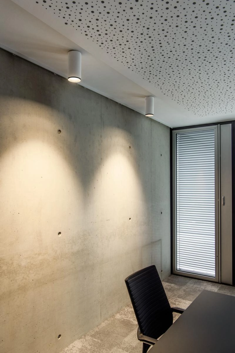 Spot en saillie Numinos M Dali cylindre blanc/noir 3000K - 36 deg SLV 4024163246699