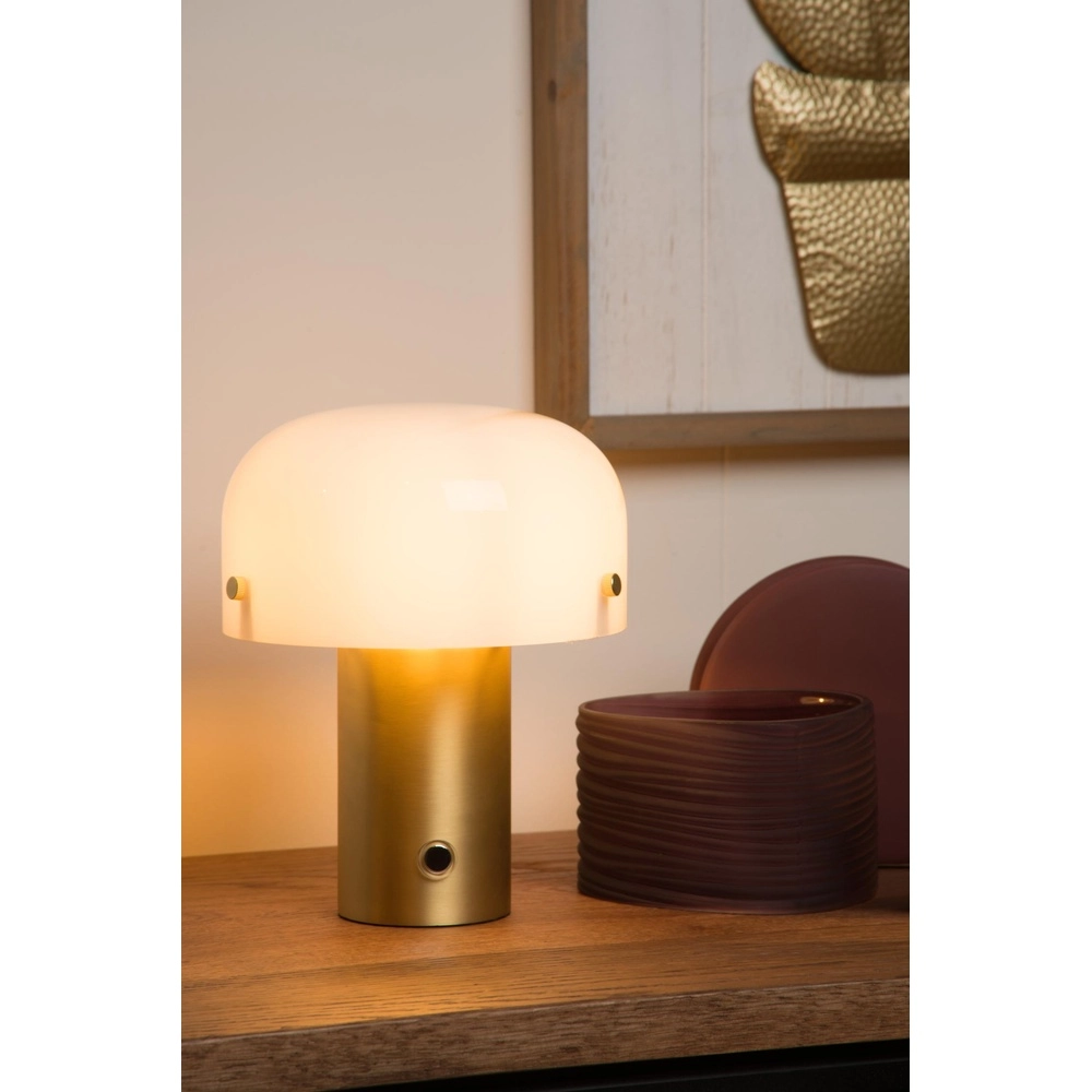 Lampe de table Timon 17,5 cm d’or Lucide 5411212051387