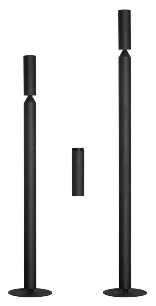 Lampadaire noir Pencil Ø 8 cm Lampadaire noir Pencil Ø 8 cm