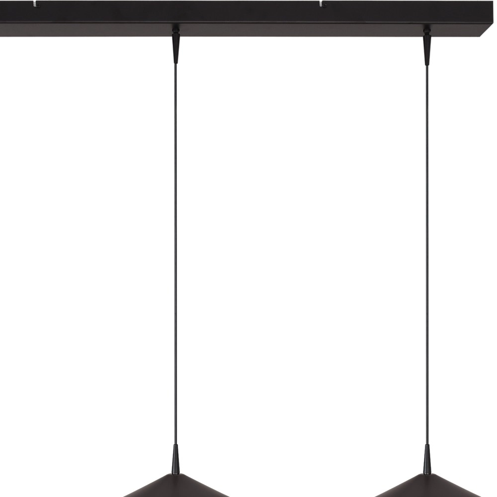 Lampe pendante à 3 lampes Ceppo noir Ø 18cm Masterlight 8718121350875