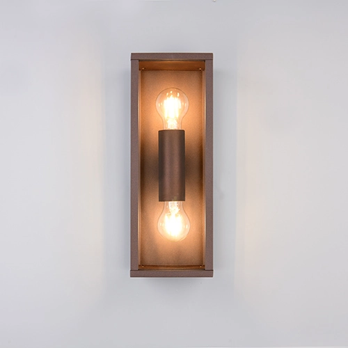 Lampe murale moderne Garonne M brun rouille Trio 4017807687392