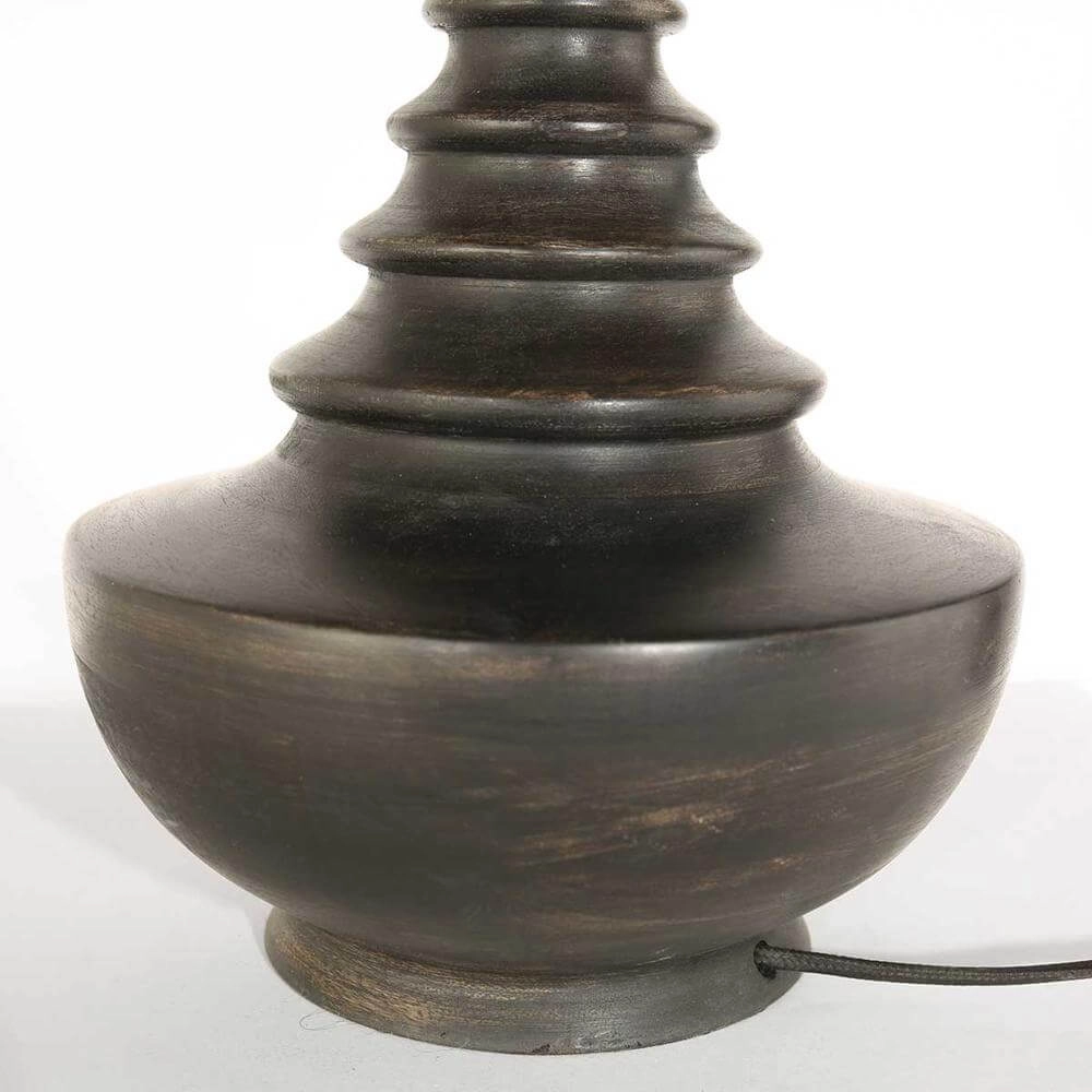 Lampe de table unique Bois avec capot blanc Steinhauer 8712746172546