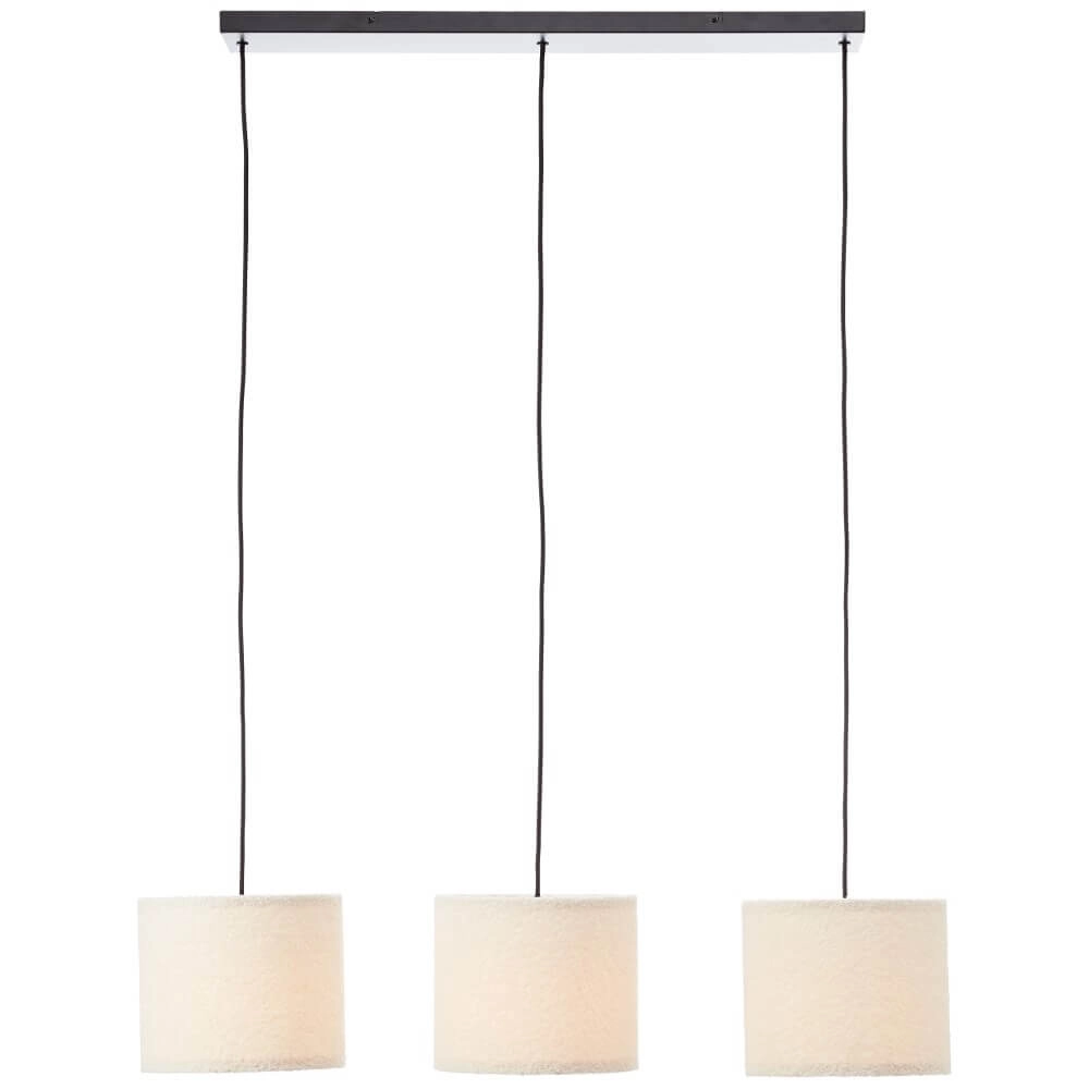 Lampe à suspension crème Teddy Ø45cm Lampe à suspension crème Teddy Ø45cm