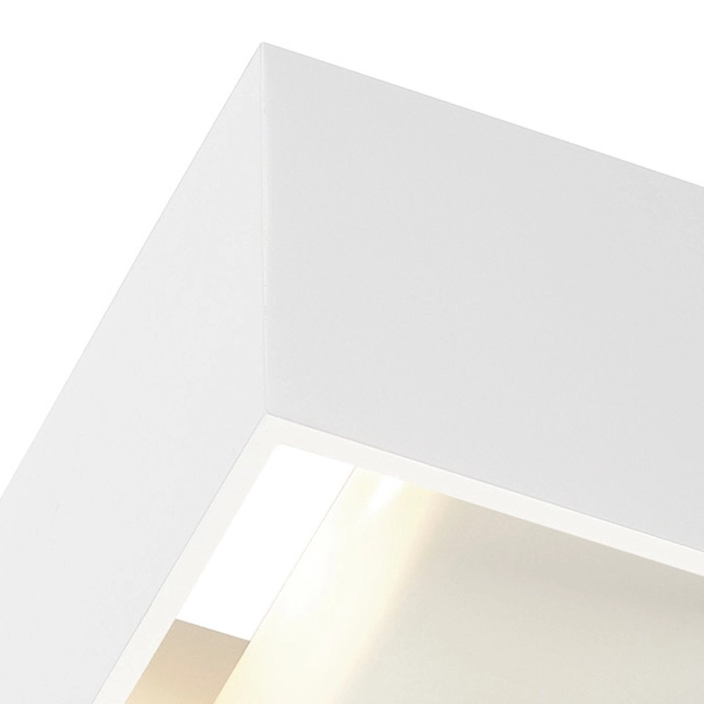 Lampe LED Logs Up - Down carré blanc SLV 4024163189316