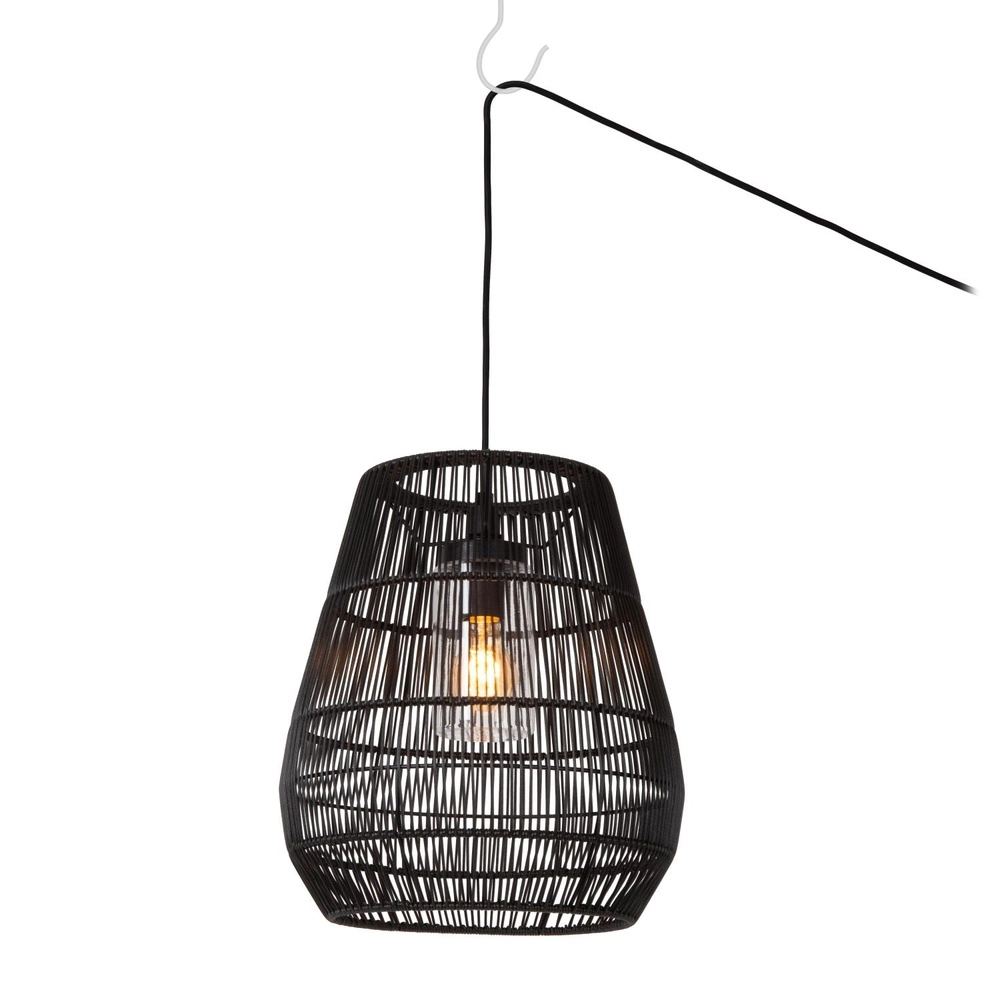 Lampe suspendue Nerida IP44 noir - Ø 35cm Lucide 5411212031884