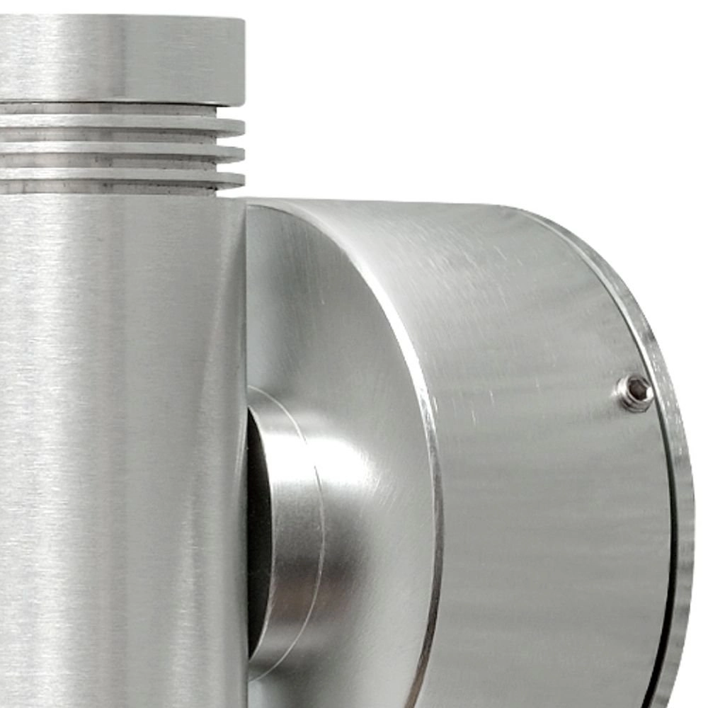 Spot mural LED Monza 2x1w - 3000K 12,5cm gris métal KonstSmide 7318307929317