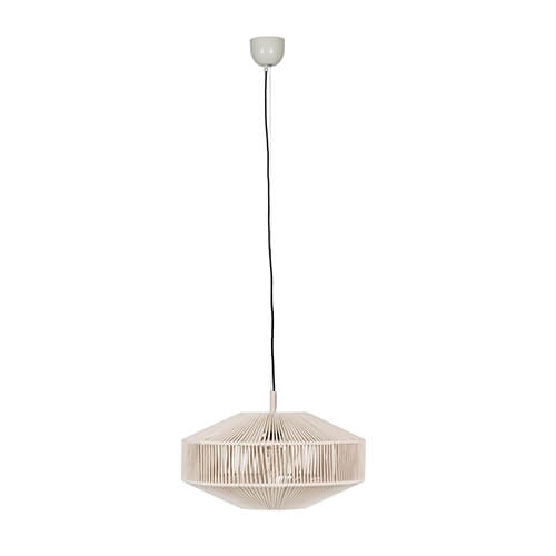 Lampe suspendue en corde Svea Ø 46 cm Trio 4017807617252