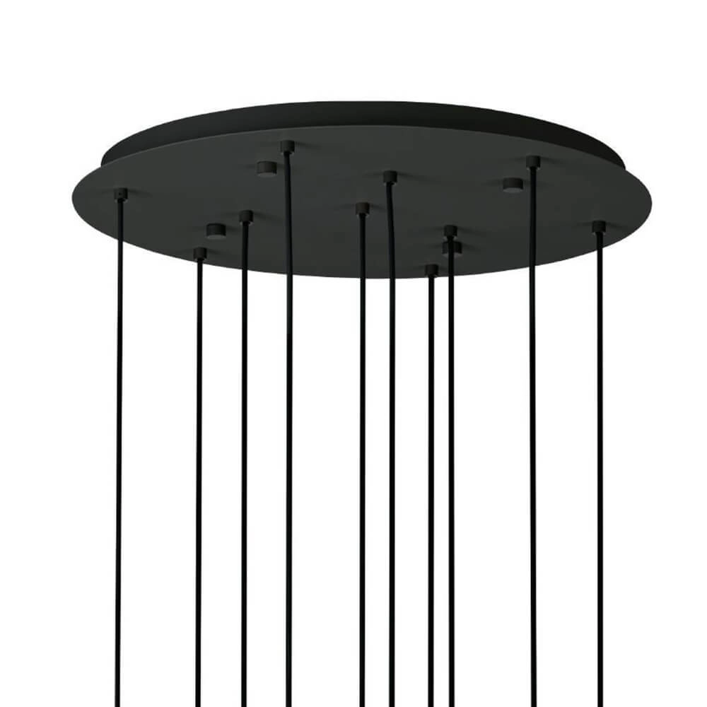Lampe suspendue ronde Bernabeta noir 10 lumières Stars of Light 9002759397081