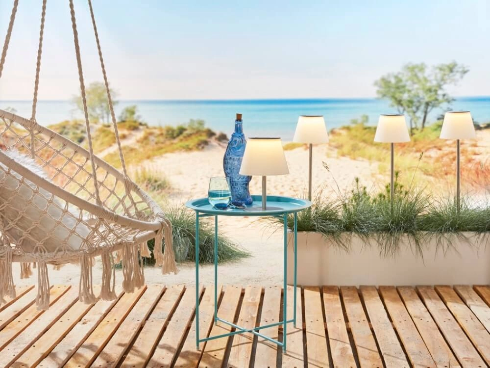 Lampe de table design Maspalomas solaire Luxform 8719099201800