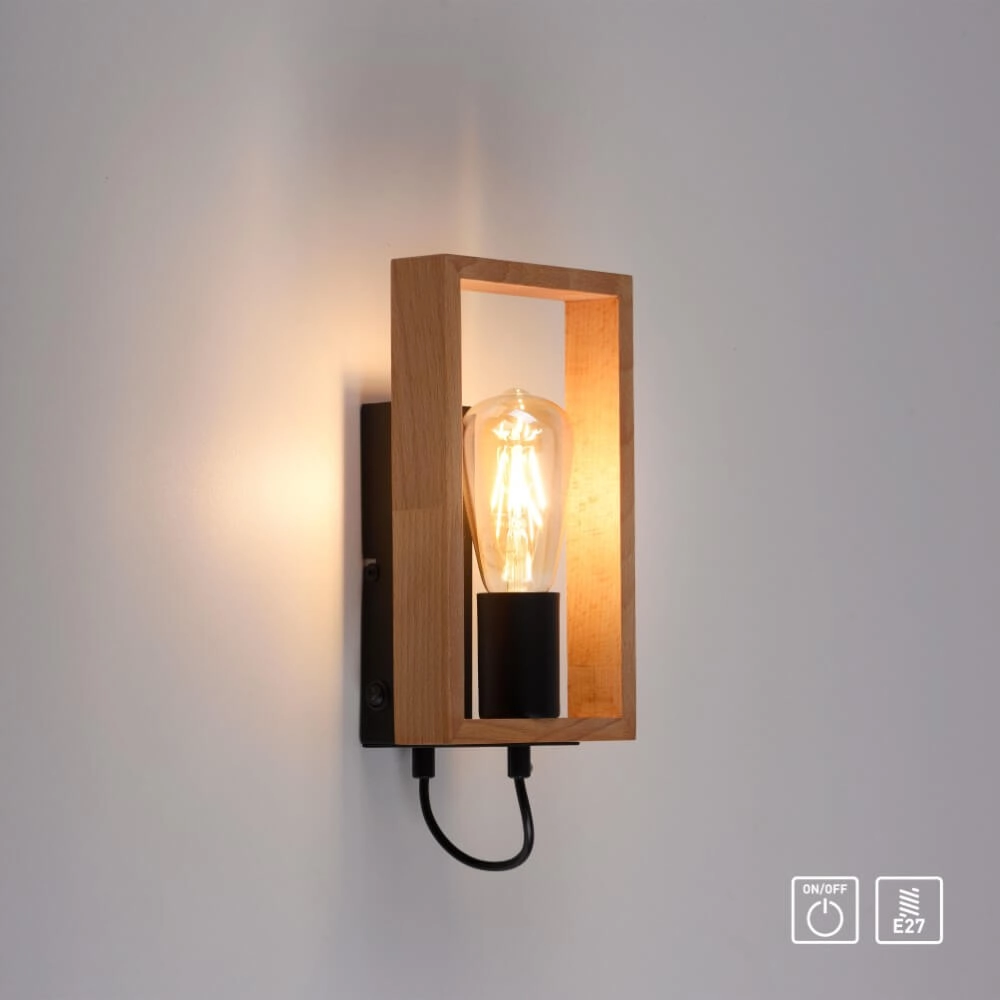 Applique rurale Franky 1 lumière Just Light 4043689966454