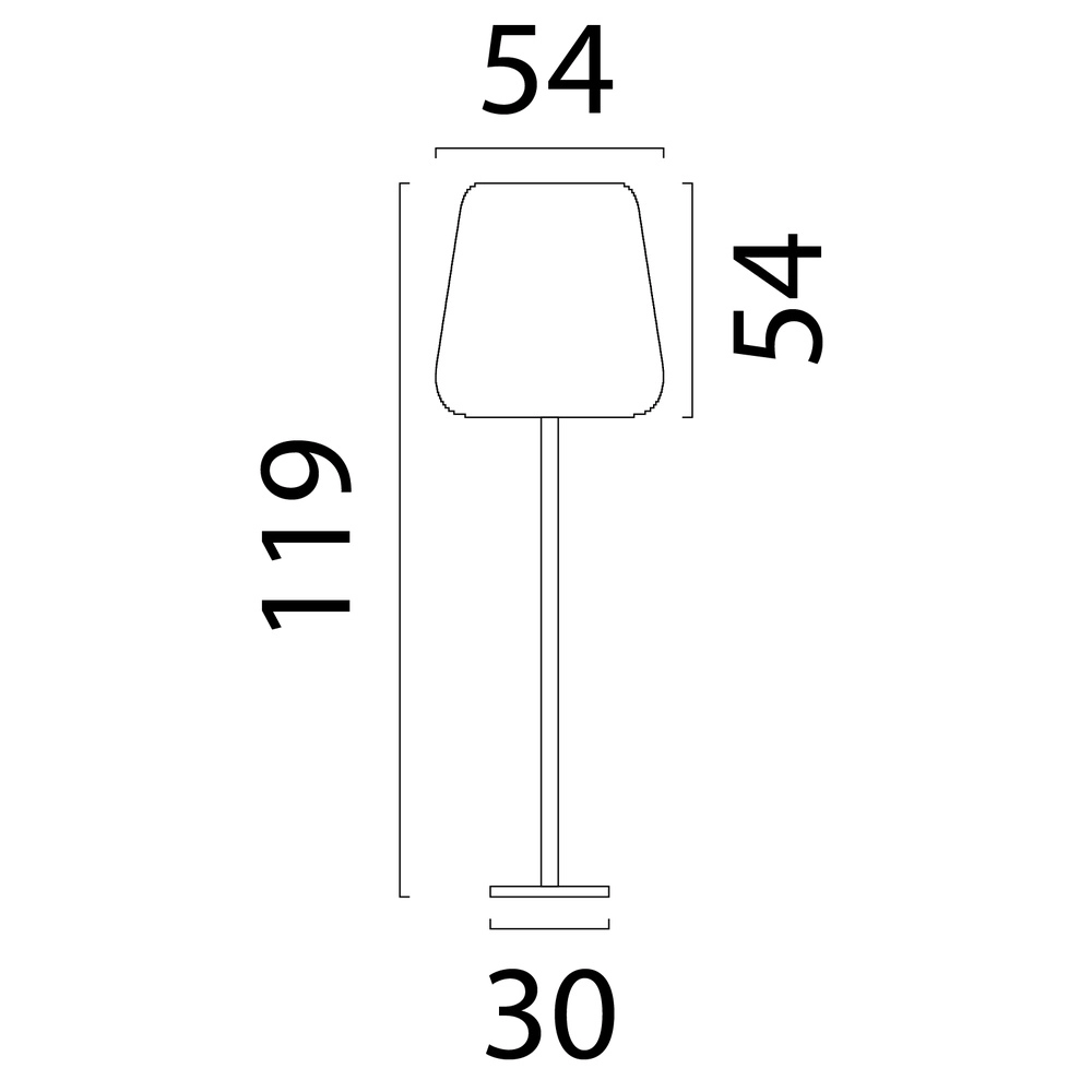 Lampe sur pied noire Carta Moody Ø abat-jour Think Paper 54cm Masterlight 8718121419664